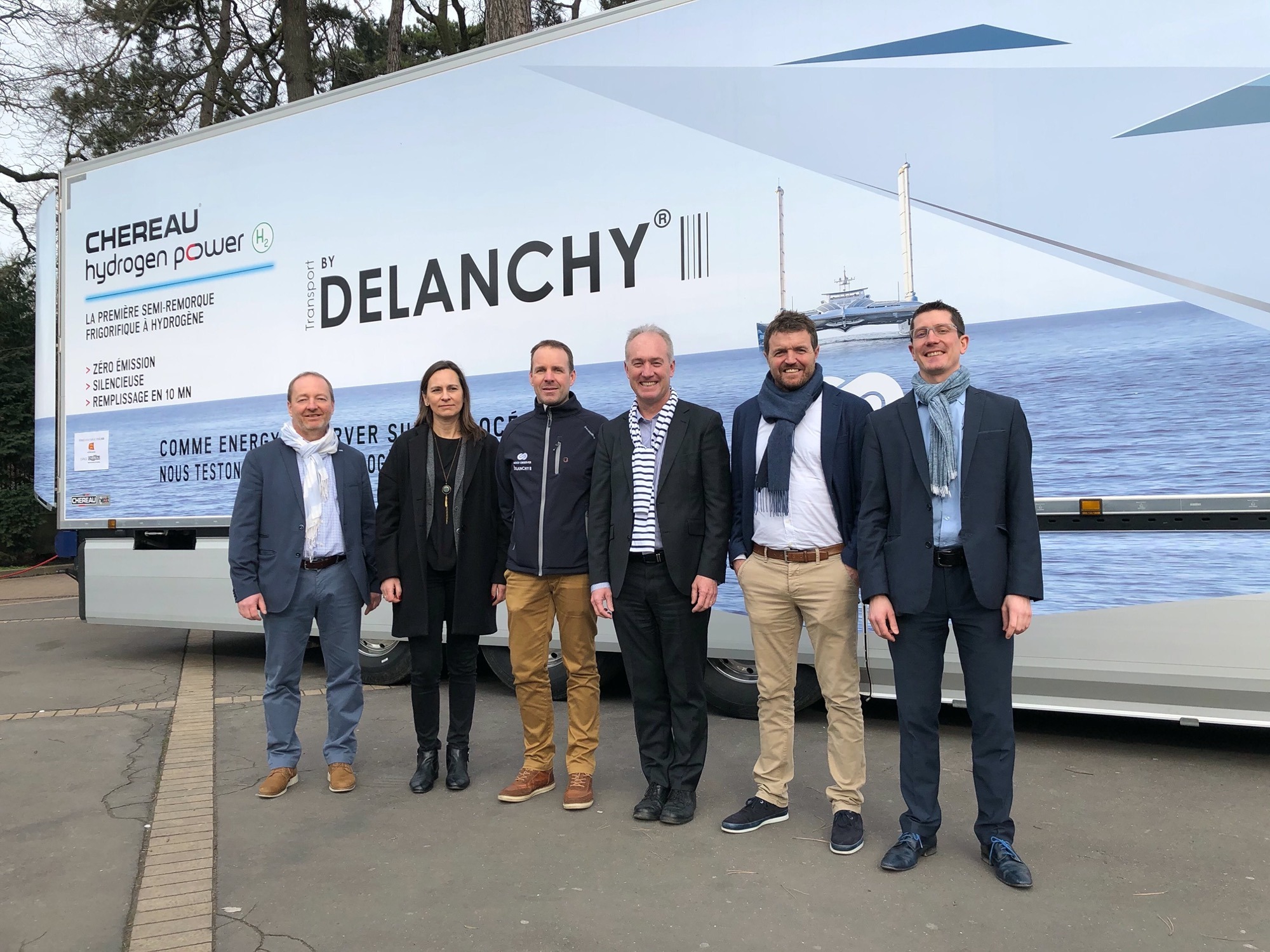 Delanchy and Chéreau introduce their hydrogen semi-trailer at the HyVolution Trade Fair