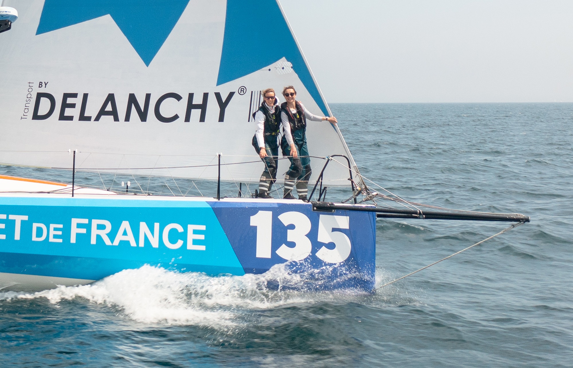 DELANCHY apoya a la tripulación 100% femenina de Les Voileuses au Large